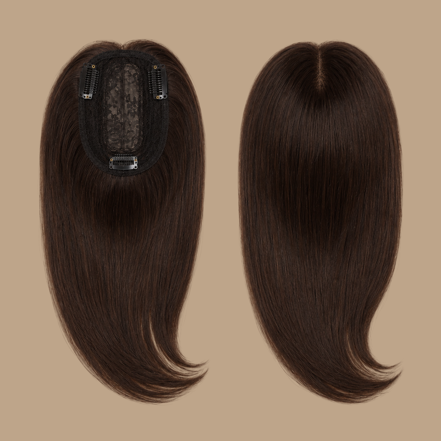 DESUKA FRINGEBLEND TOPPER – SILK BASE | WITH BANGS