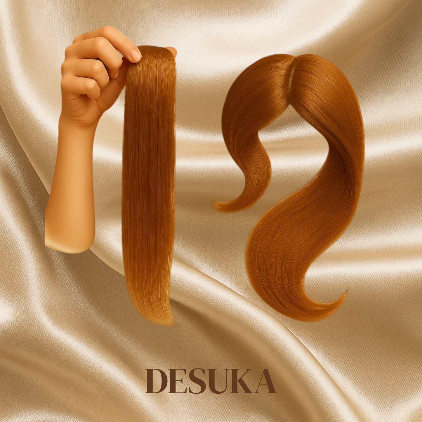 Desuka MonoStrand (Seamless) Human Hair Extensions for Volume & Coverage Desuka