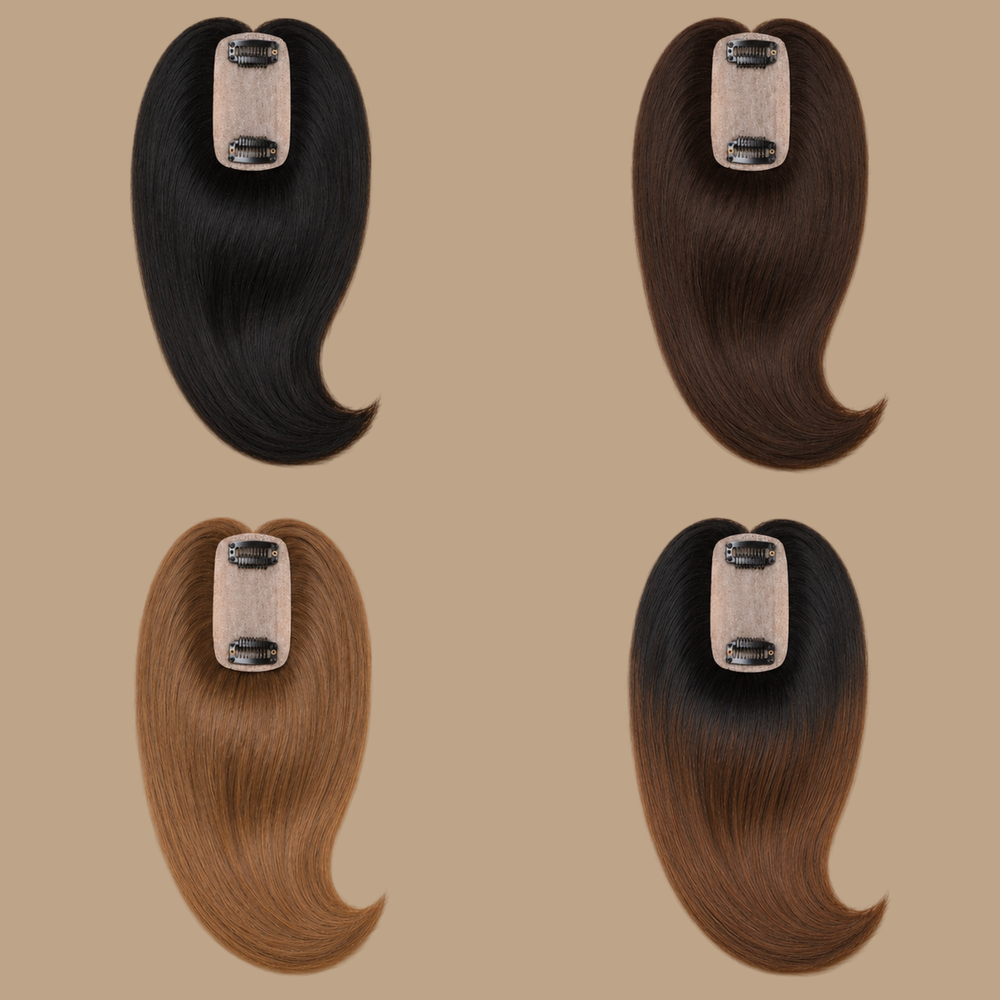 SilkBlend Mini Scalp Topper – 2×3 Silk Base Hair Topper