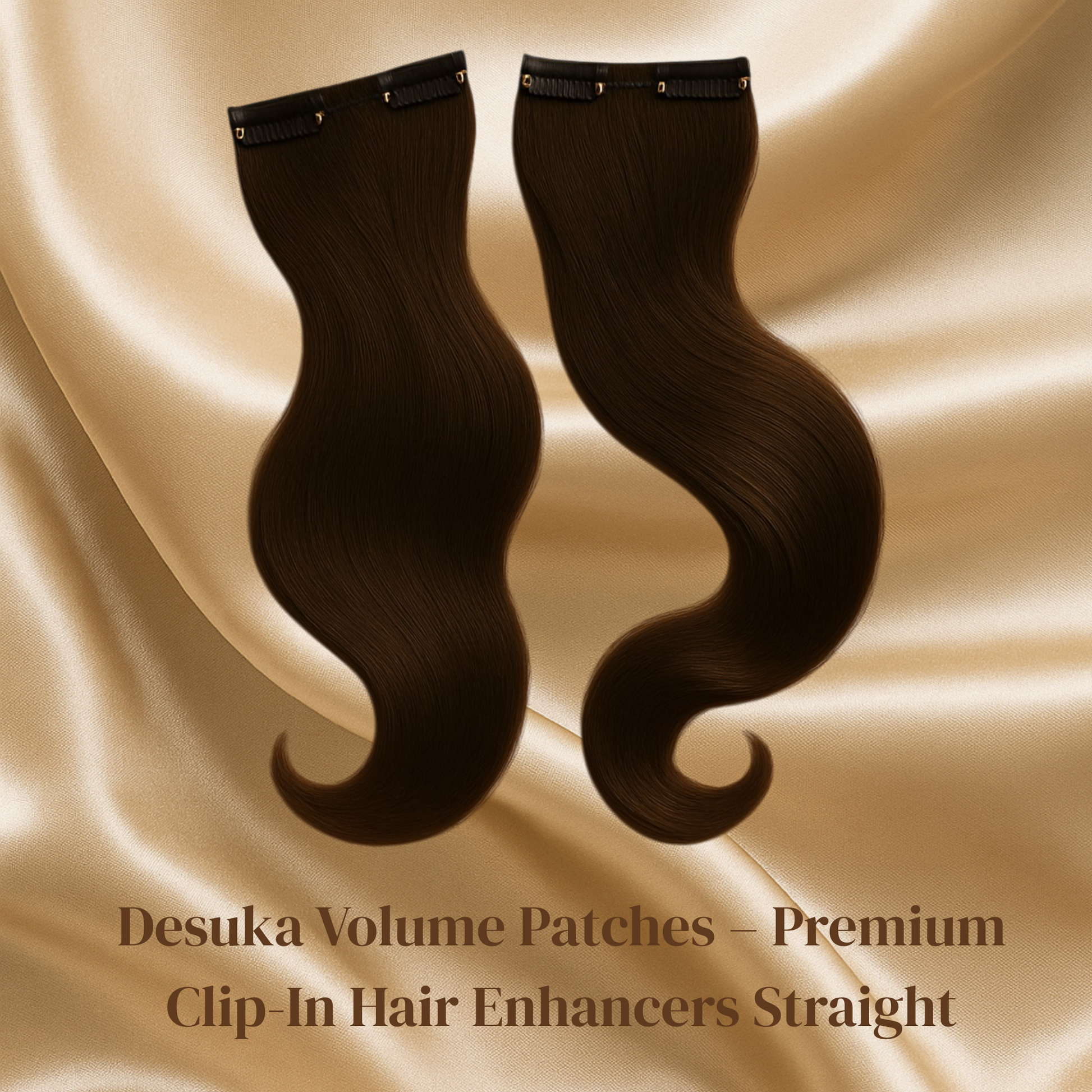 Desuka Volume Patches – Premium Clip-In Hair Enhancers (Wavy) Desuka