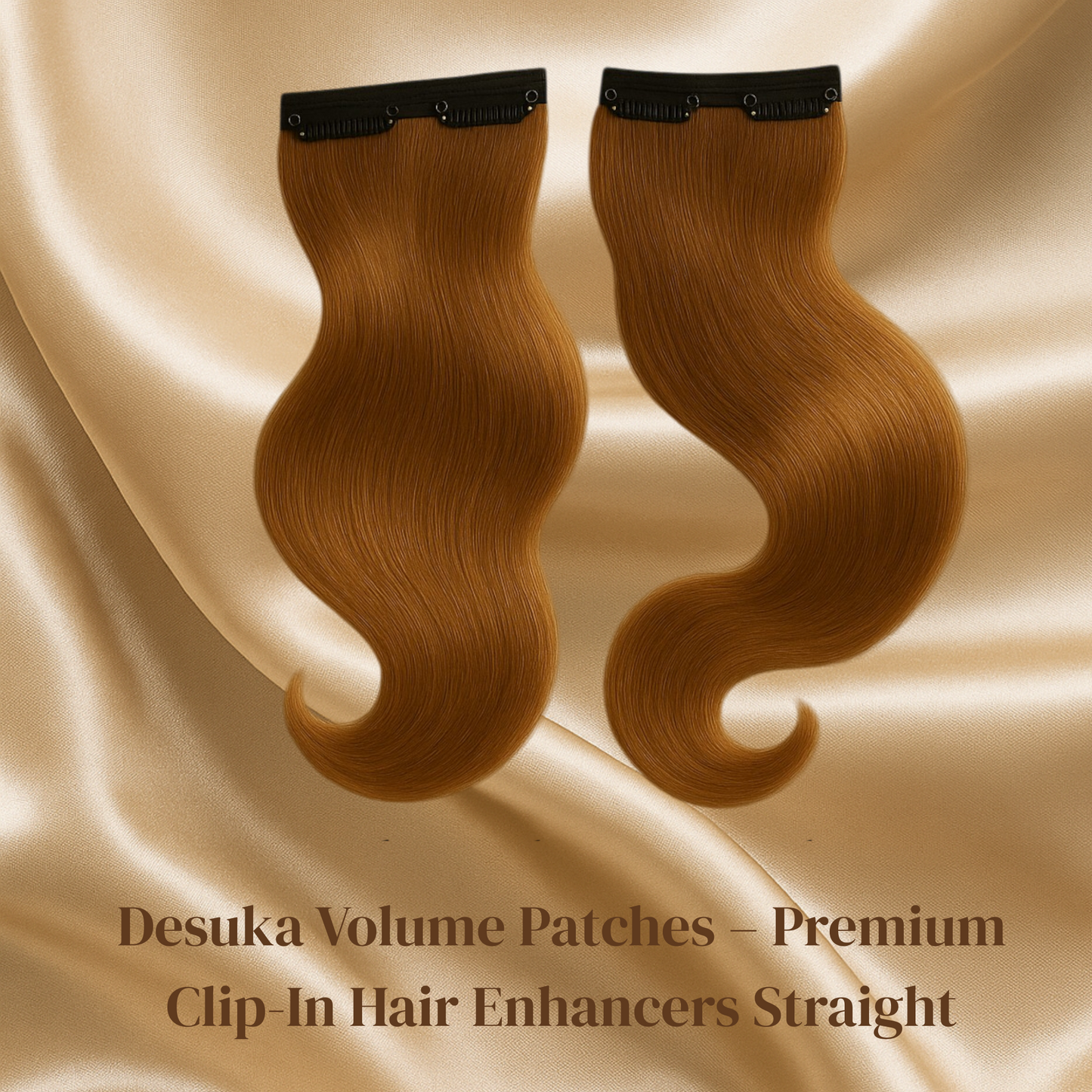 Desuka Volume Patches – Premium Clip-In Hair Enhancers (Wavy) Desuka