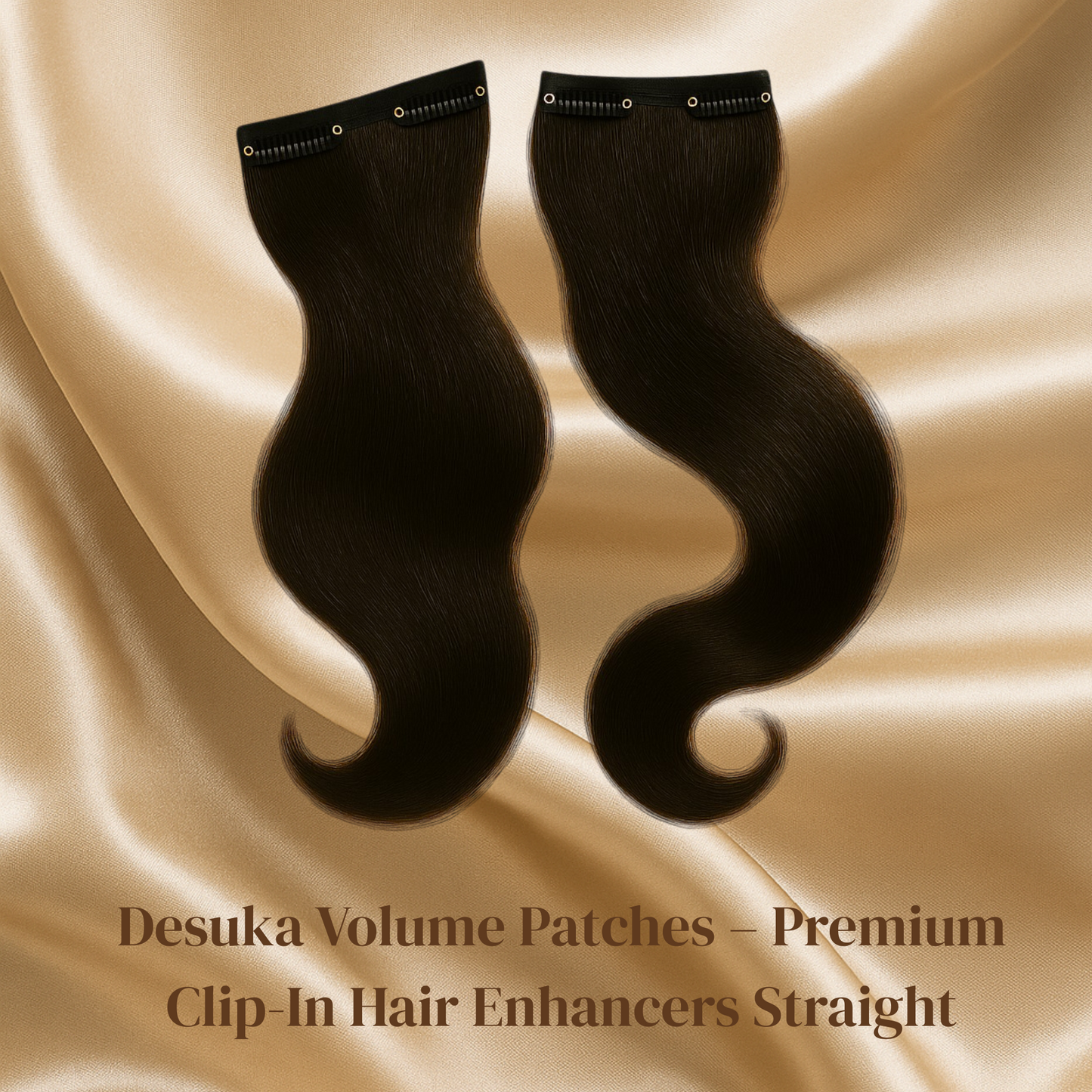 Desuka Volume Patches – Premium Clip-In Hair Enhancers (Wavy) Desuka