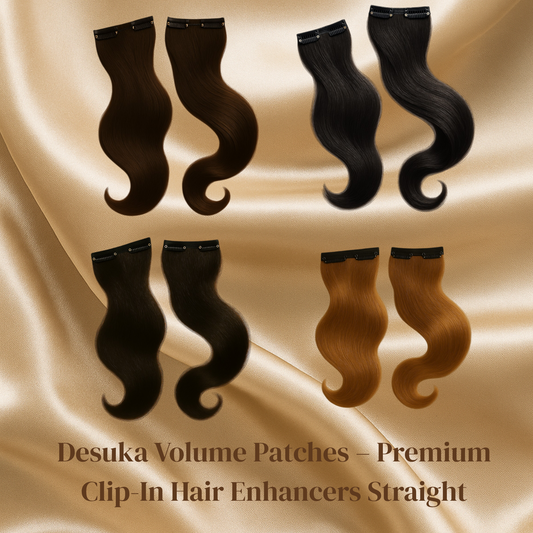 Desuka Volume Patches – Premium Clip-In Hair Enhancers (Wavy) Desuka
