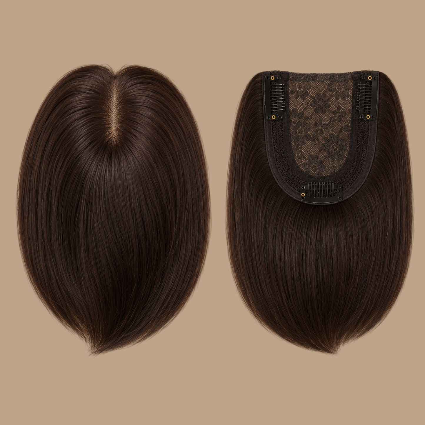 DESUKA BLENDEASE TOPPER – SILK BASE 3" × 4" | SHORT HAIR