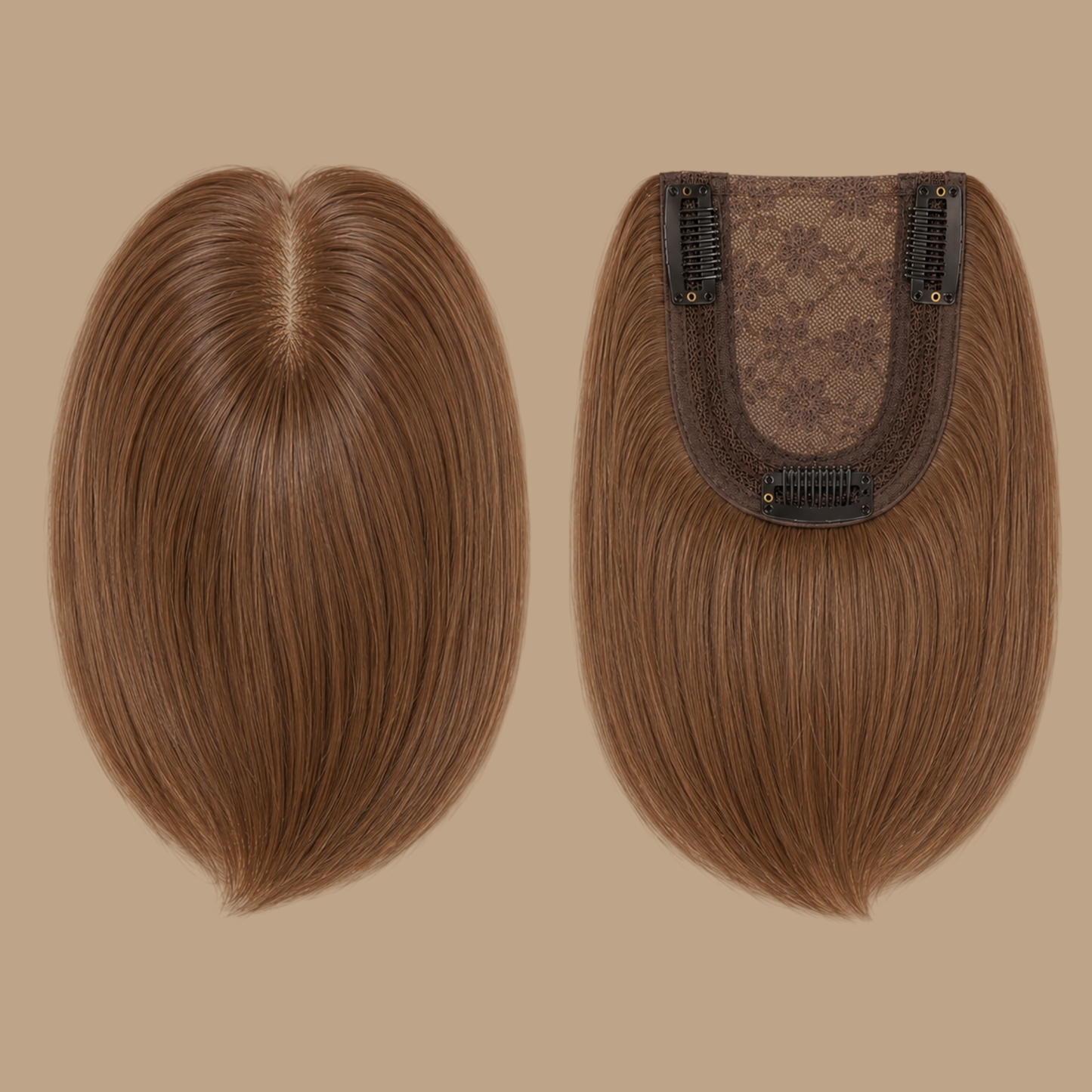 DESUKA BLENDEASE TOPPER – SILK BASE 3" × 4" | SHORT HAIR