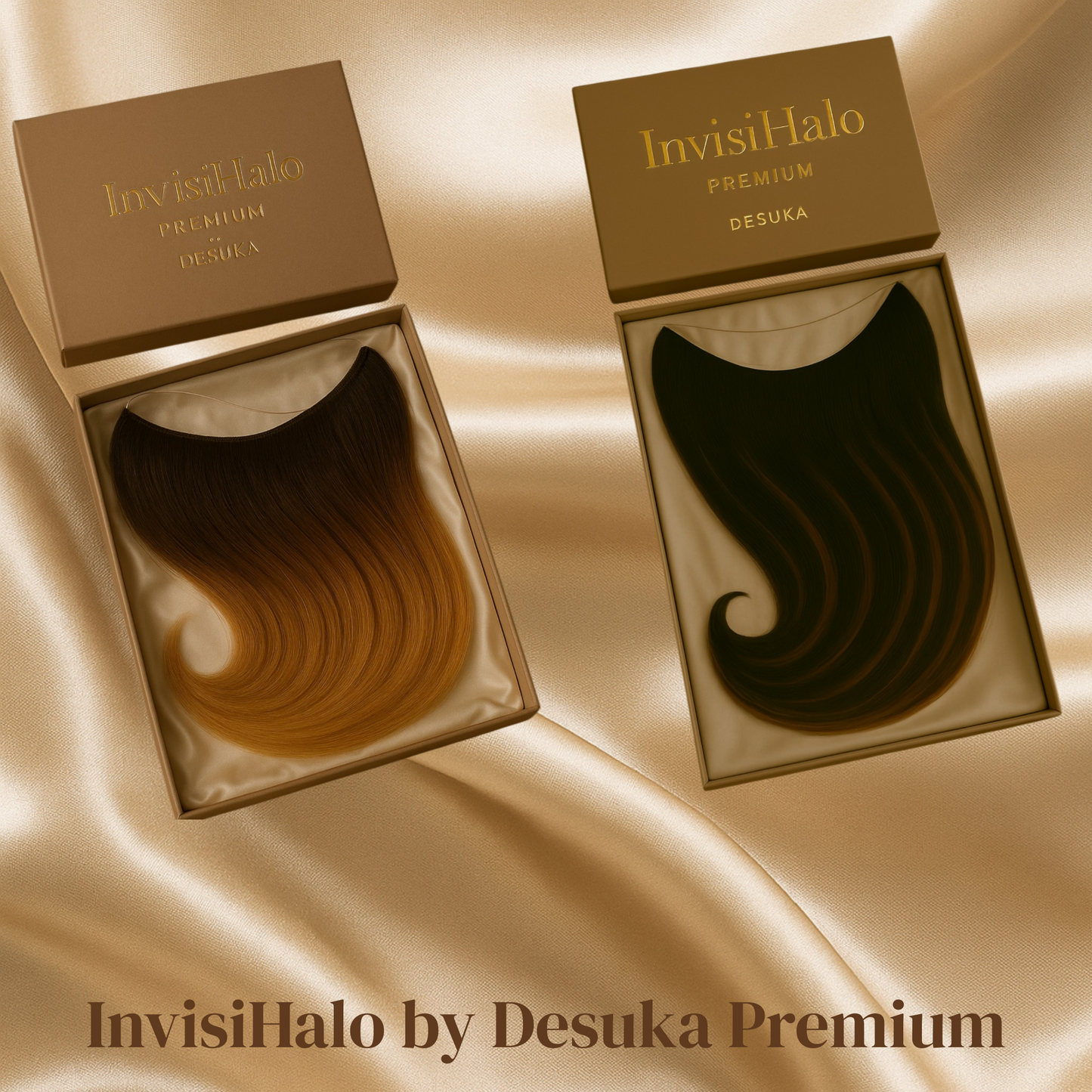 InvisiHalo by Desuka Premium (22 inch - 26 inch) ( NB - Ombre) Desuka