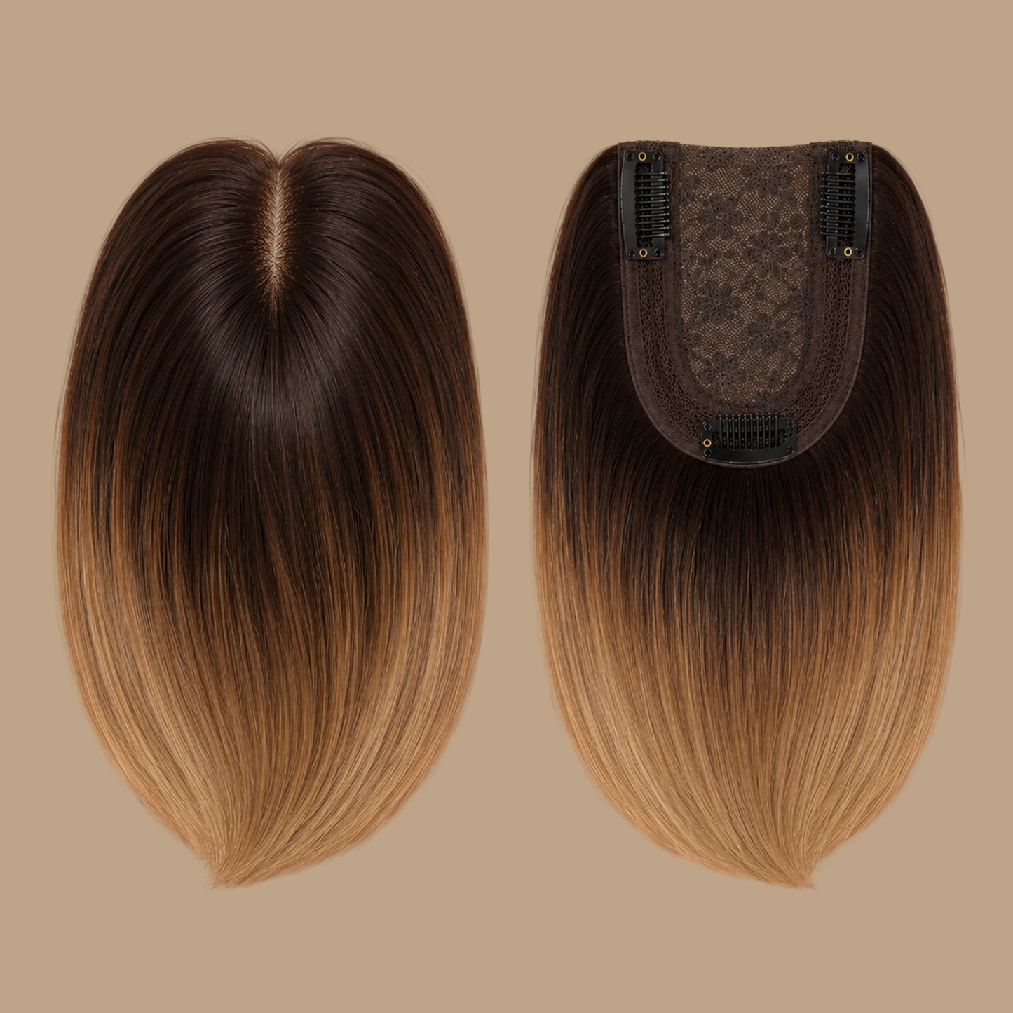 DESUKA BLENDEASE TOPPER – SILK BASE 3" × 4" | SHORT HAIR