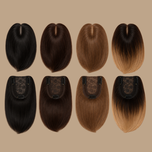 DESUKA BLENDEASE TOPPER – SILK BASE 3" × 4" | SHORT HAIR