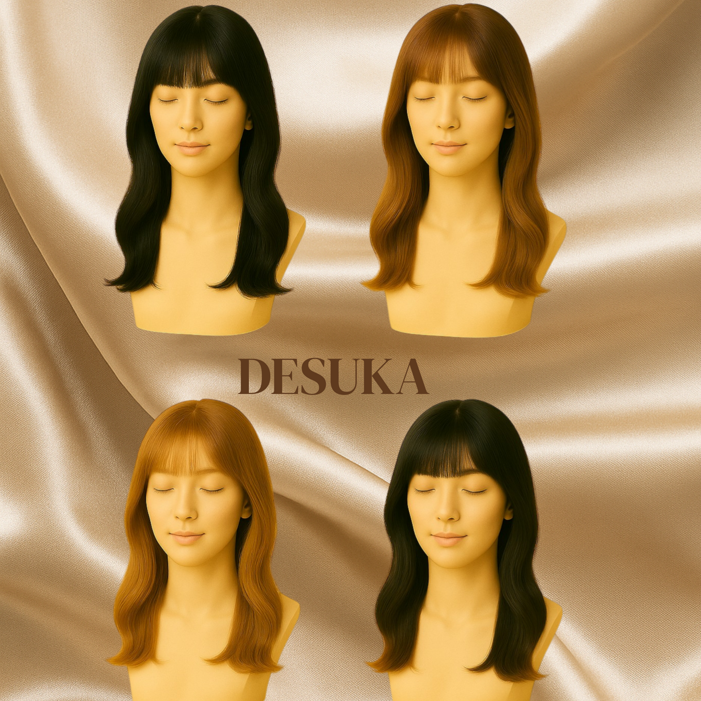 Desuka FringeMuse – Full Wefted Wig with Bangs Desuka