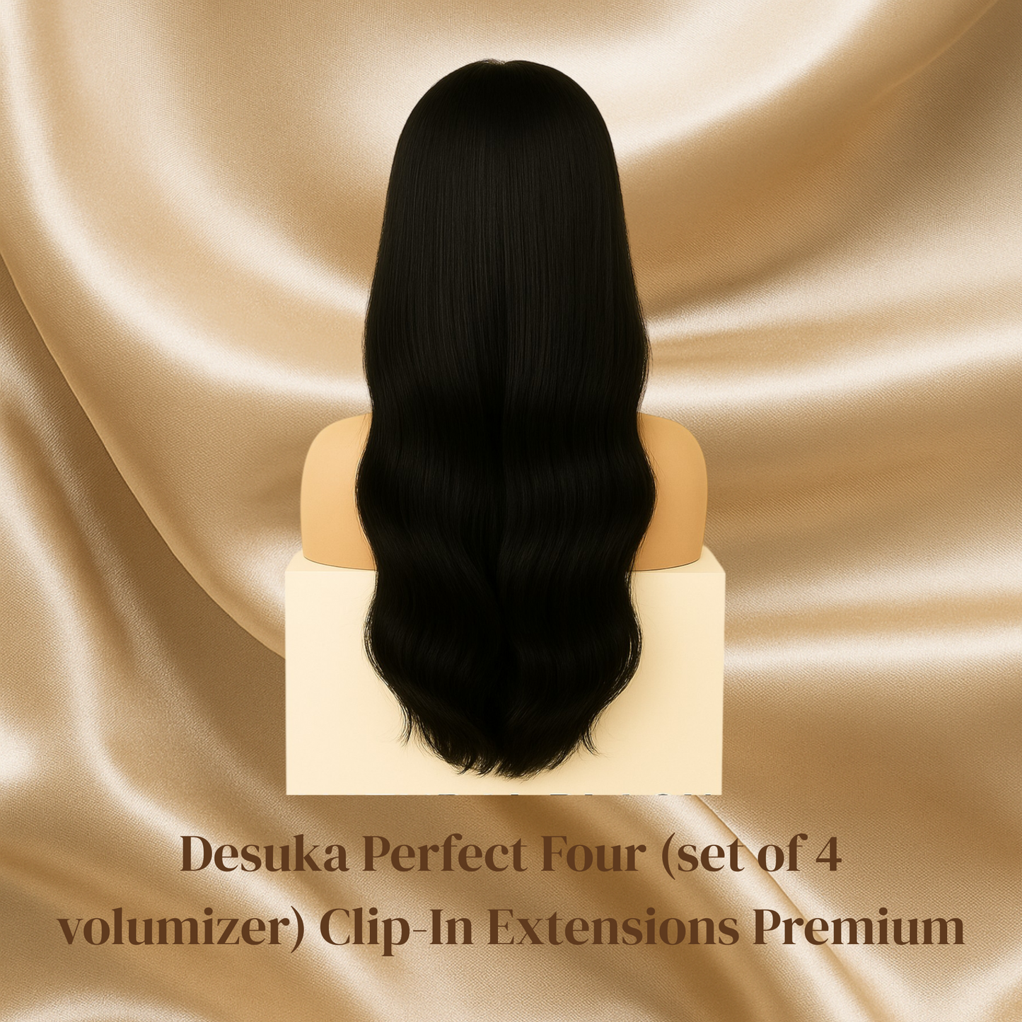 Desuka Perfect Four (set of 4 volumizer) Clip-In Extensions Premium (Straight) Desuka