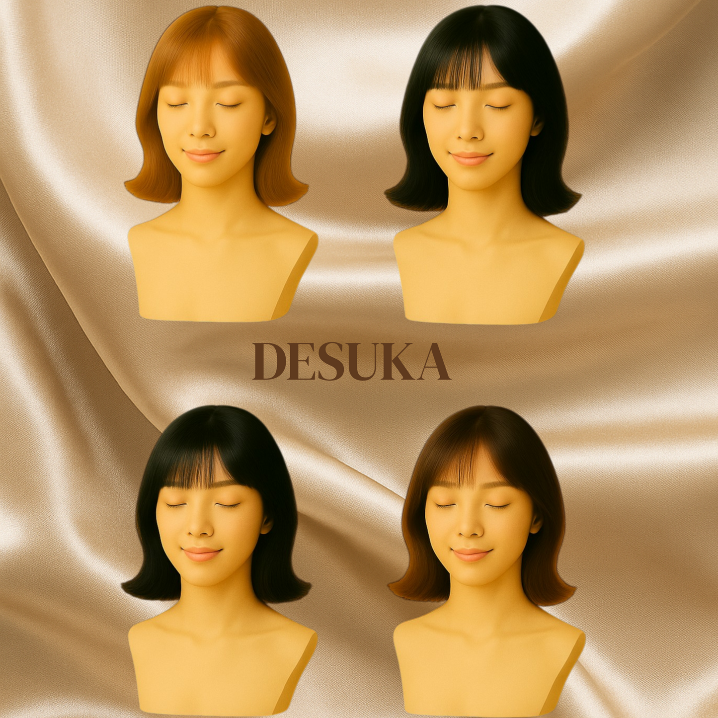 Desuka FringeMuse – Full Wefted Wig with Bangs Desuka