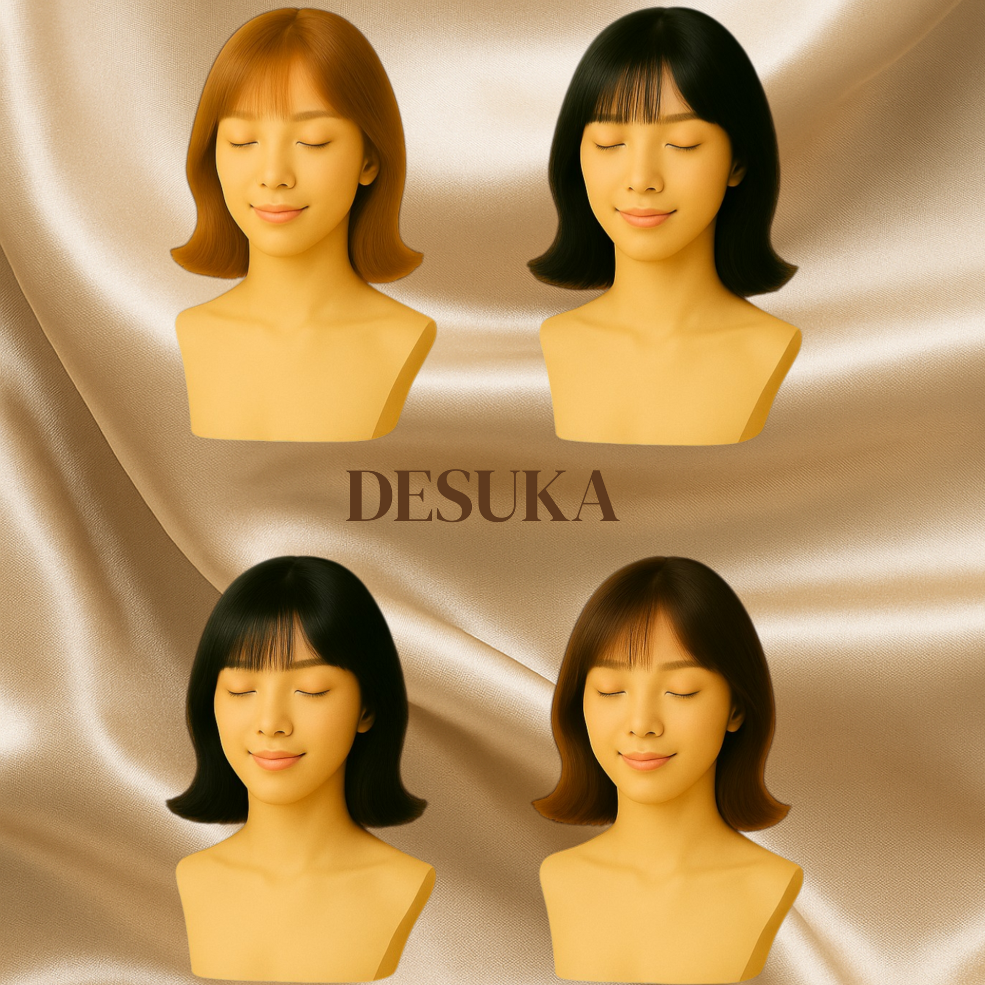 Desuka FringeMuse – Full Wefted Wig with Bangs Desuka