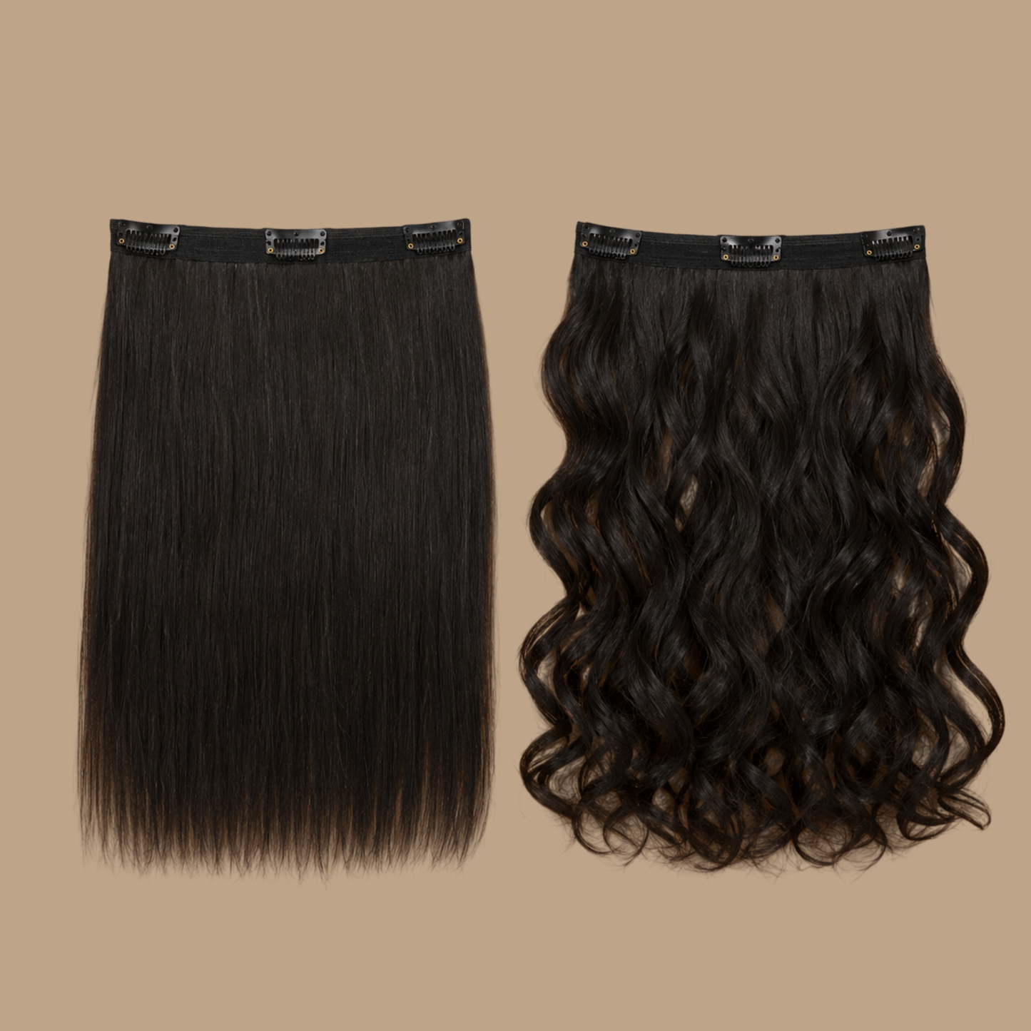 Desuka Volume Veil – 3 Clip Instant Volume Weft Clip-In Extensions Premium Wavy