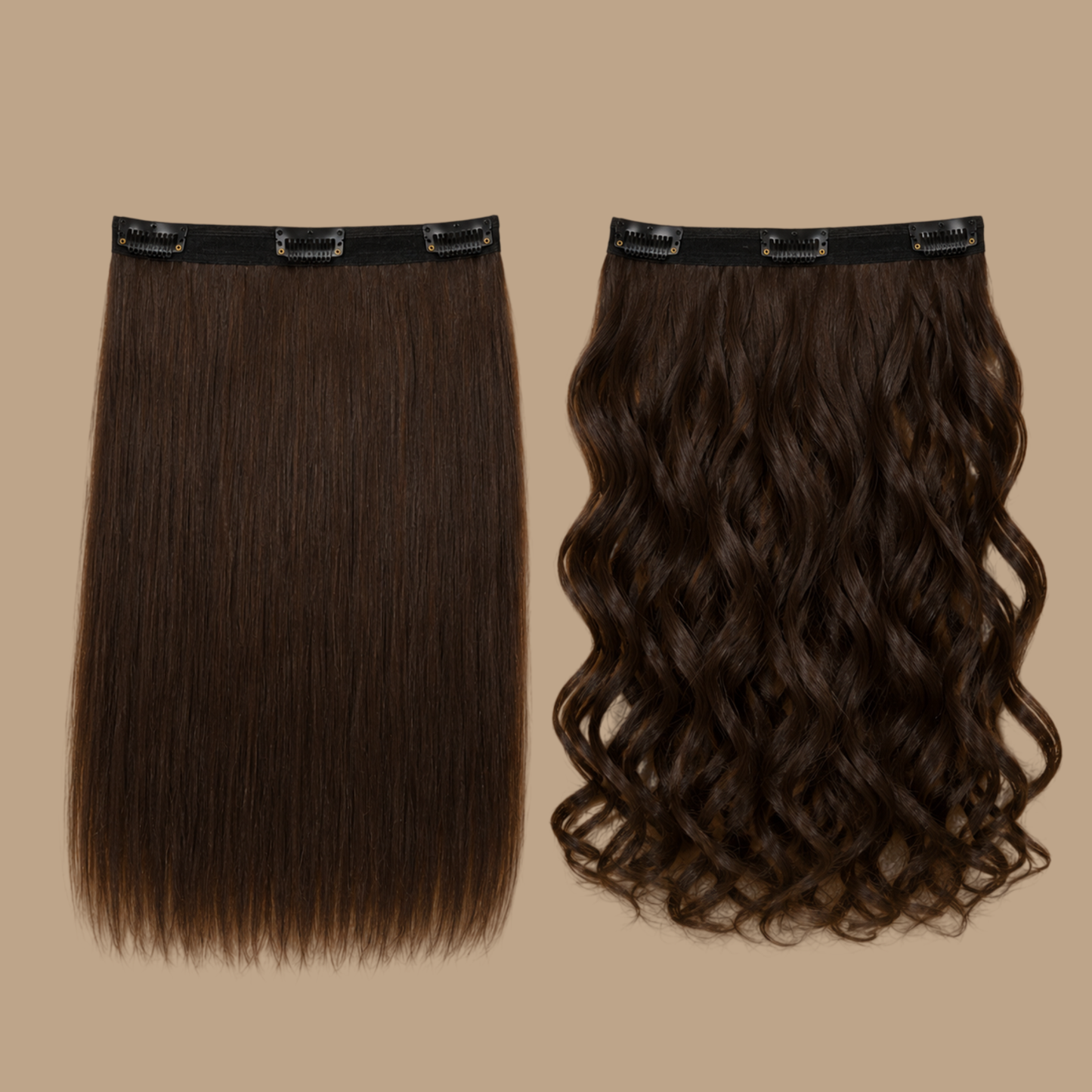 Desuka Volume Veil – 3 Clip Instant Volume Weft Clip-In Extensions Premium Wavy