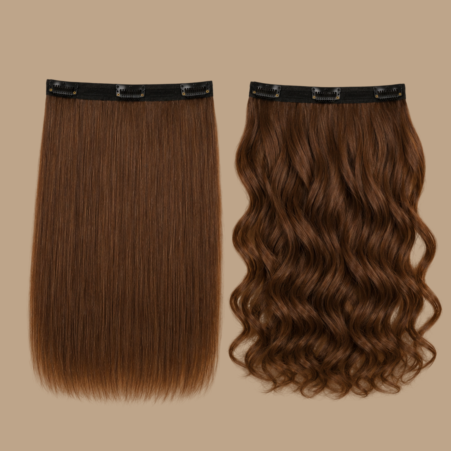 Desuka Volume Veil – 3 Clip Instant Volume Weft Clip-In Extensions Premium (Straight)