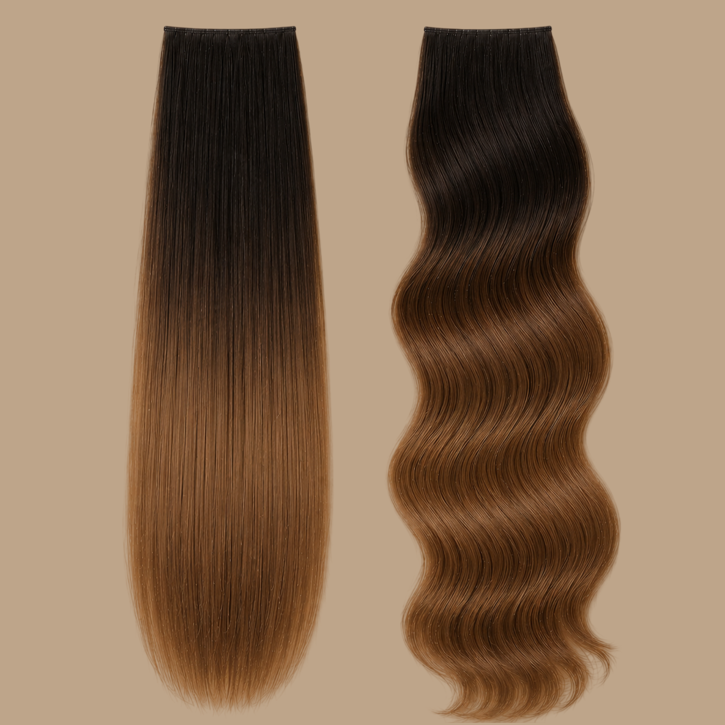 Desuka MonoStrand (Seamless) Human Hair Extensions for Volume & Coverage