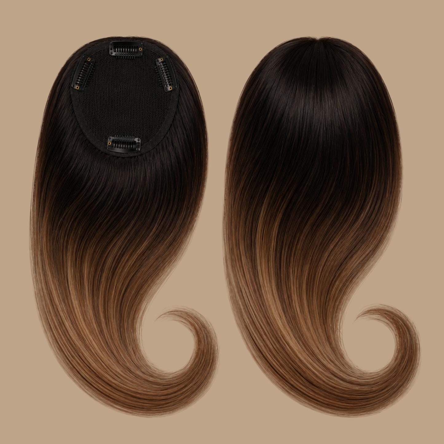Desuka Volume Lift Topper – 4×4 Lace Base Backcomed