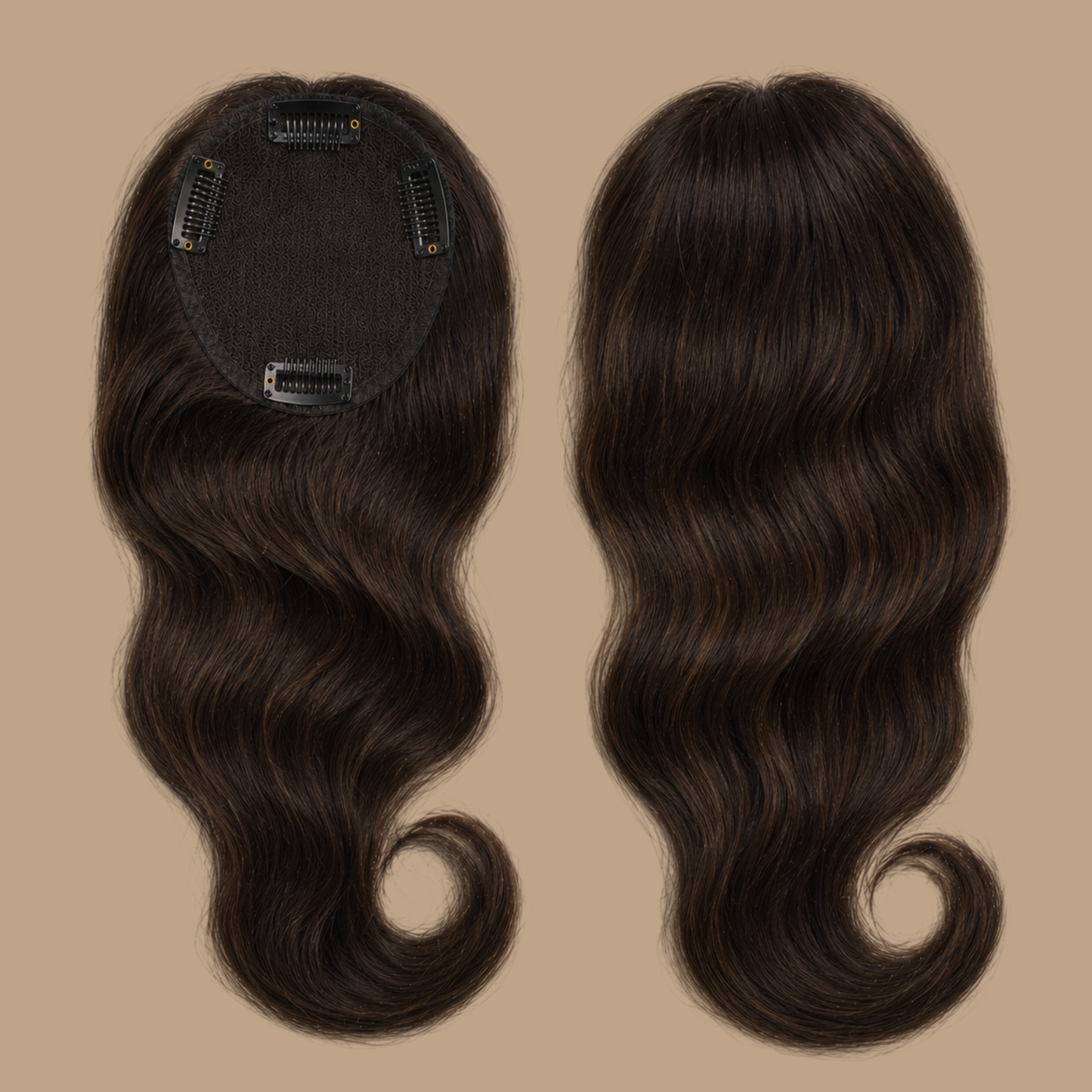 Desuka Volume Lift Topper – 4×4 Lace Base Backcomed