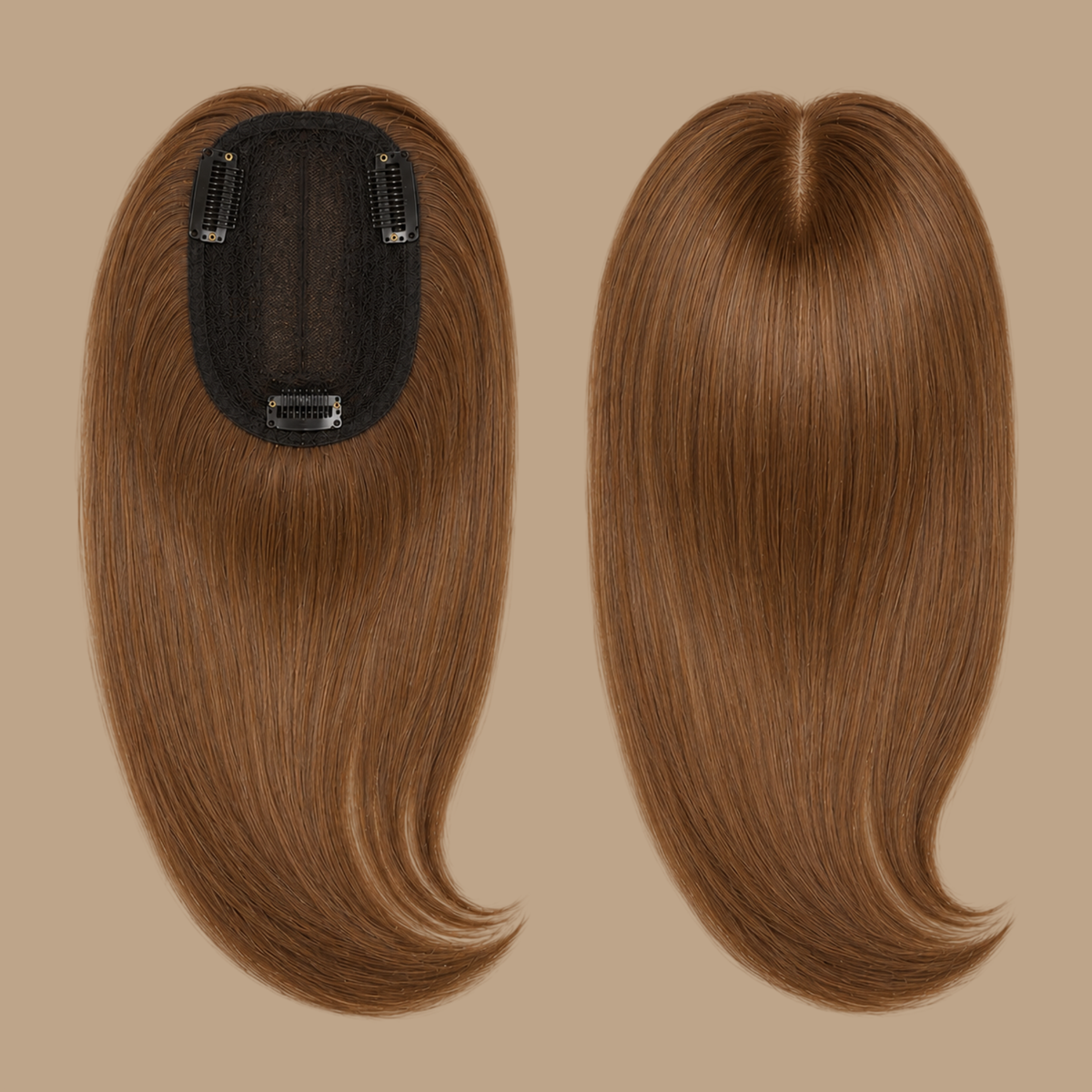 DESUKA FRINGEBLEND TOPPER – SILK BASE | WITH BANGS