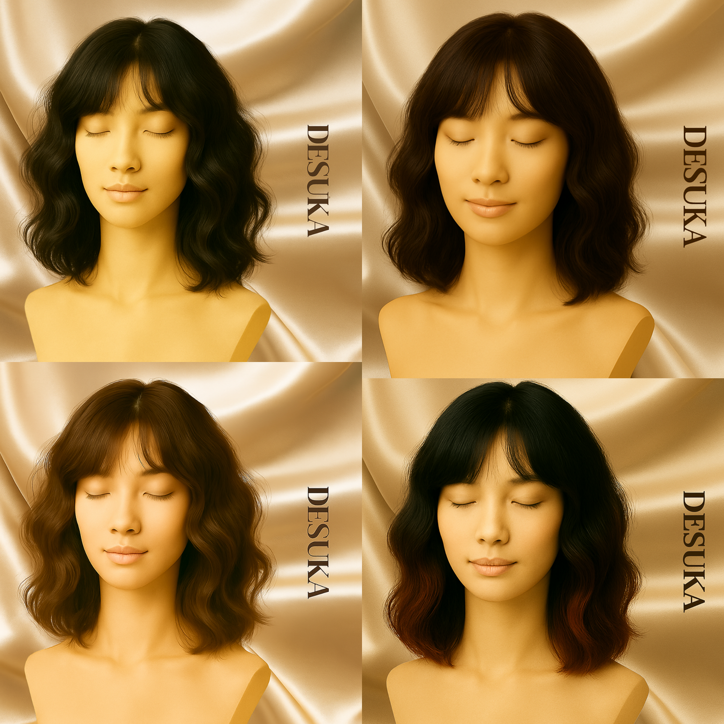 Desuka FringeMuse – Full Wefted Wig with Bangs Desuka