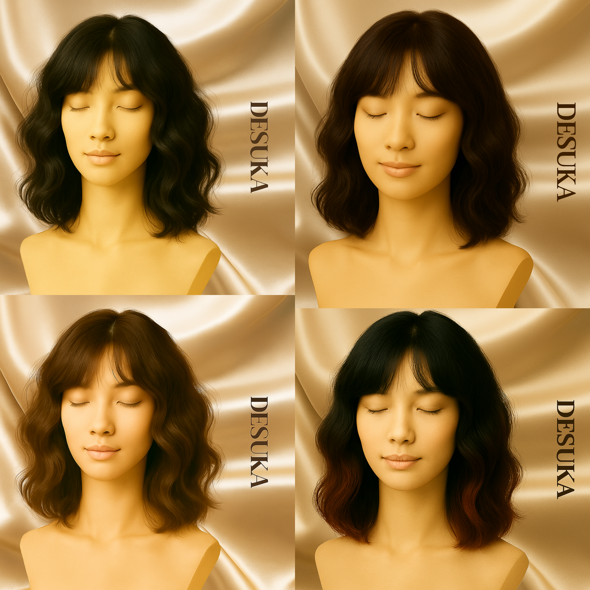 Desuka FringeMuse – Full Wefted Wig with Bangs Desuka