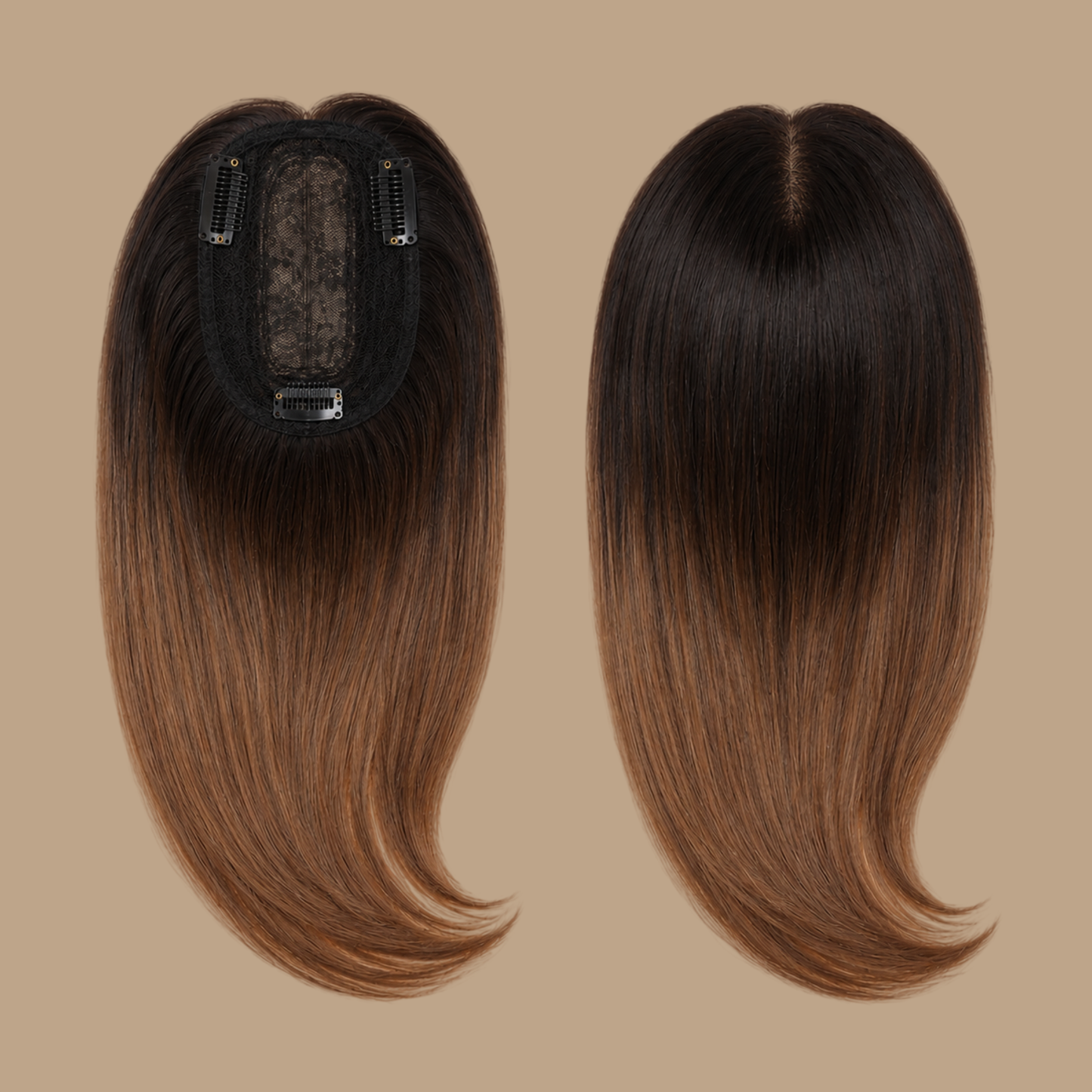 DESUKA FRINGEBLEND TOPPER – SILK BASE | WITH BANGS