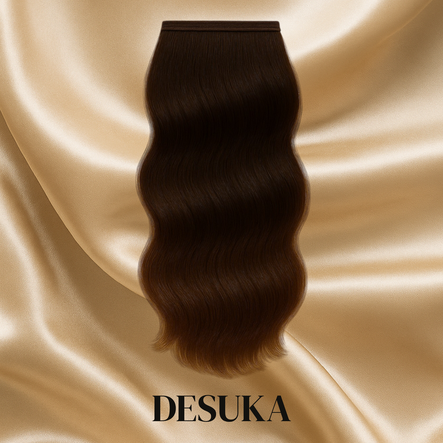 Desuka Volume Veil – 2 Clip Instant Volume Weft Clip-In Extensions Premium Wavy Desuka