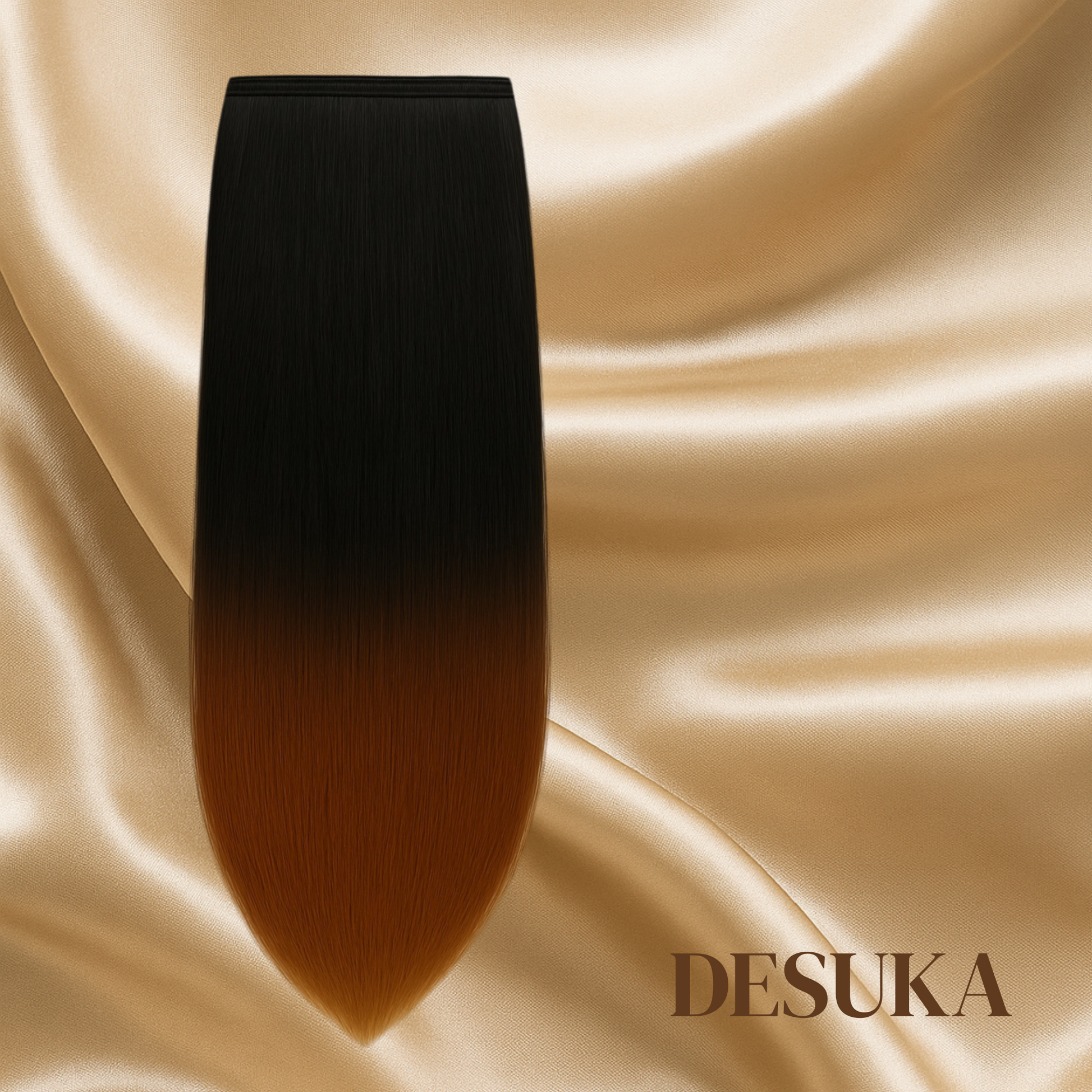 Desuka Volume Veil – 2 Clip InstaVolume Weft Clip-In Extensions Premium Straight Desuka