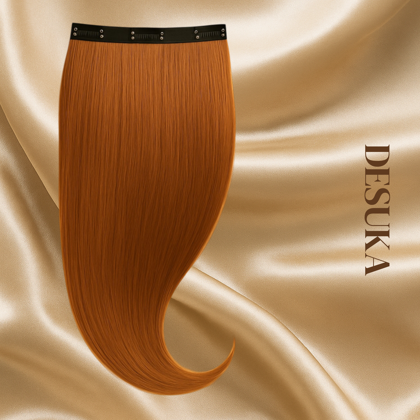 Desuka Volume Veil – 3 Clip Instant Volume Weft Clip-In Extensions Premium (Straight) Desuka