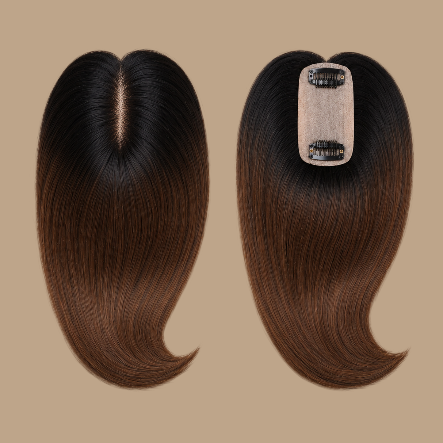 SilkBlend Mini Scalp Topper – 2×3 Silk Base Hair Topper