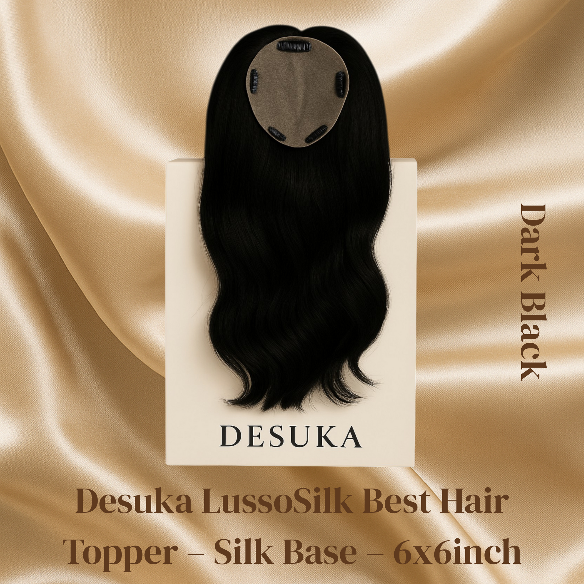 Desuka LussoSilk Best Hair Topper – Silk Base – 6x6inch Desuka