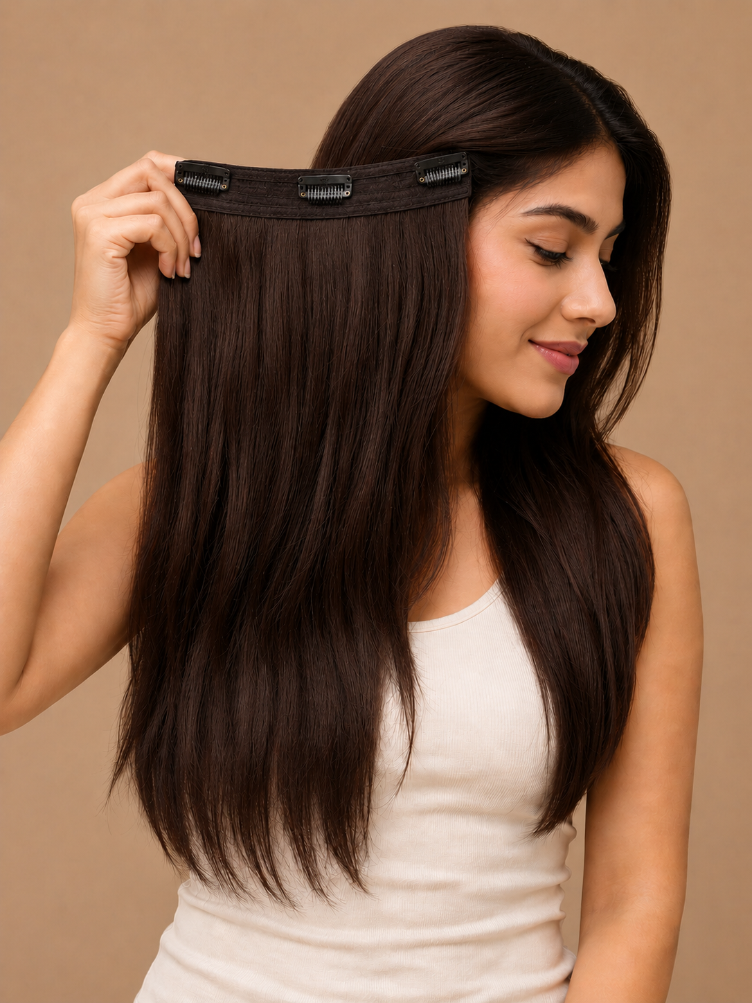Desuka Ear to Ear Volume Bloom Clip-In (Straight) (10 inch - 20 inch)