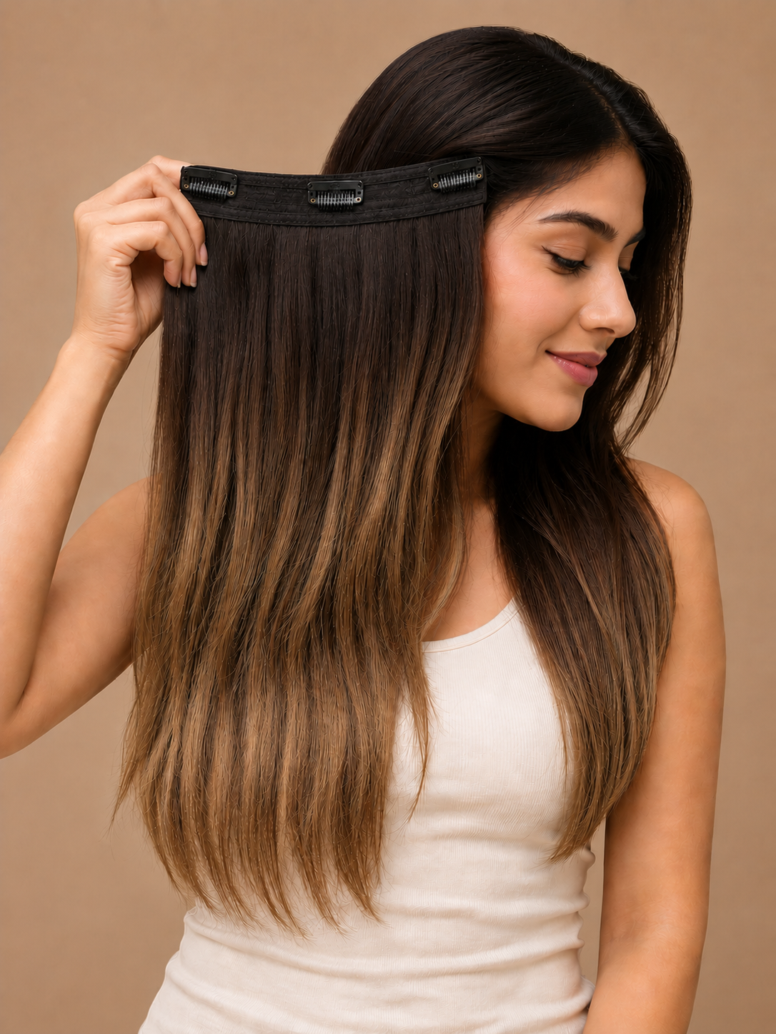 Desuka Ear to Ear Volume Bloom Clip-In (Straight) (10 inch - 20 inch)