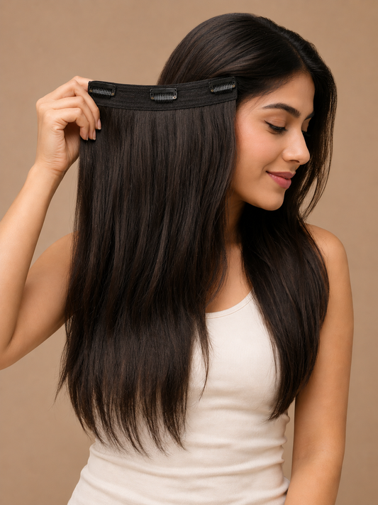 Desuka Ear to Ear Volume Bloom Clip-In (Straight) (10 inch - 20 inch) (NBHL - DBHL)